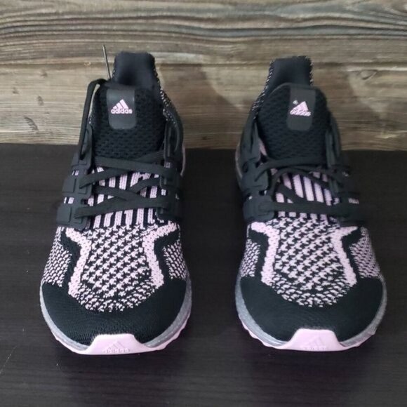New Adidas Ultraboost 5.0 DNA Black Pink Knit Running Sneakers Size 7 Womens - Picture 3 of 8